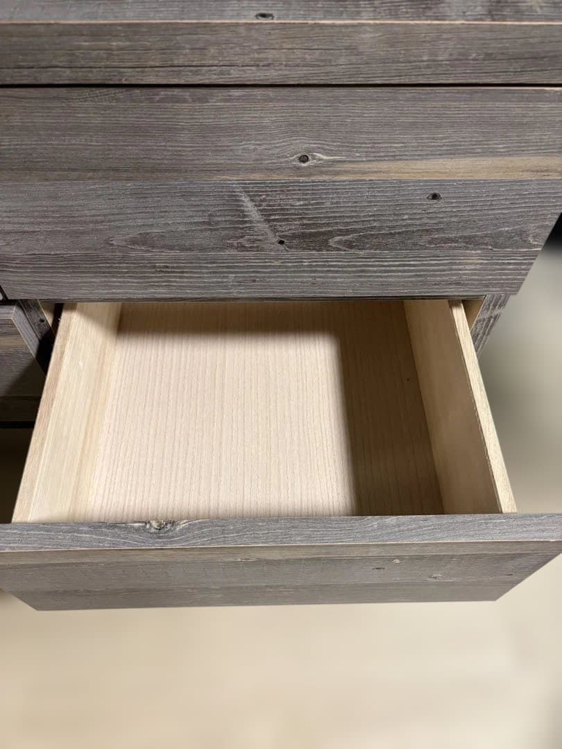 木目調 ローチェスト