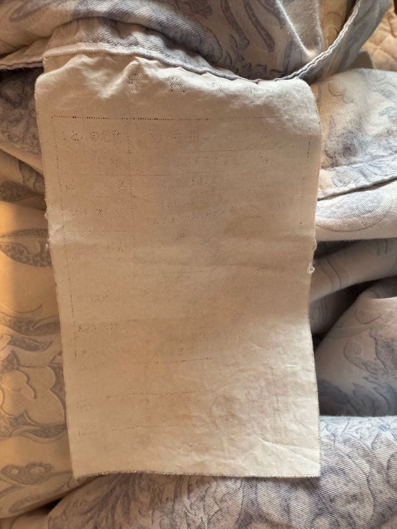 エトロ布団カバーと京都西川スターキャンドル羽毛布団