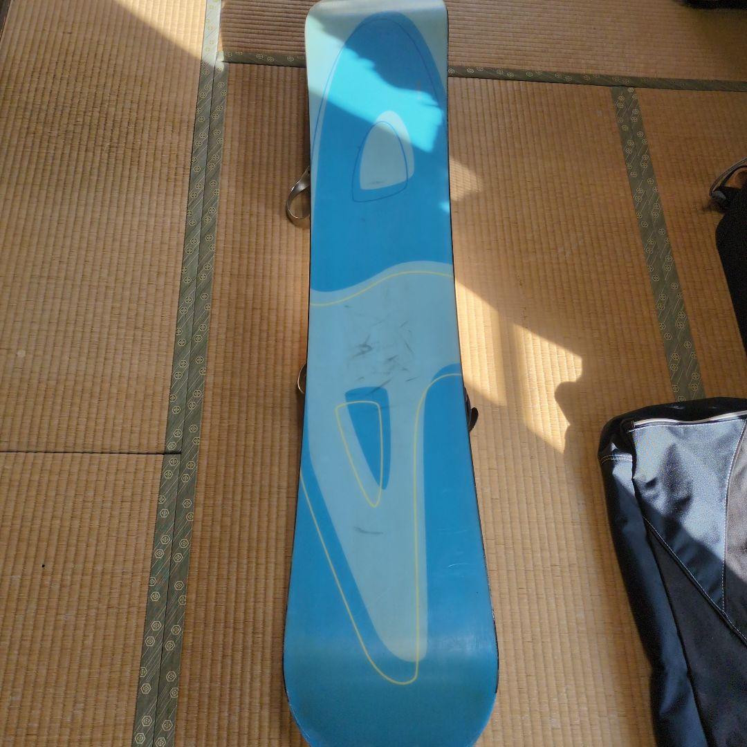 HAZMAT　スノーボード ホワイト ブルー　3点セット☆