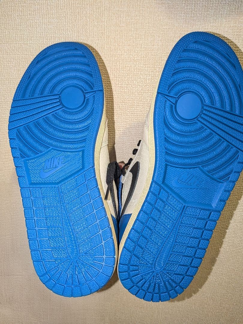 Travis × Fragment × AJ1 \"Military Blue\"