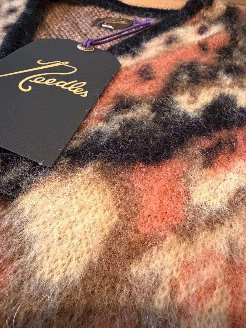 最終価格 NEEDLES モヘアカーディガン Lサイズ