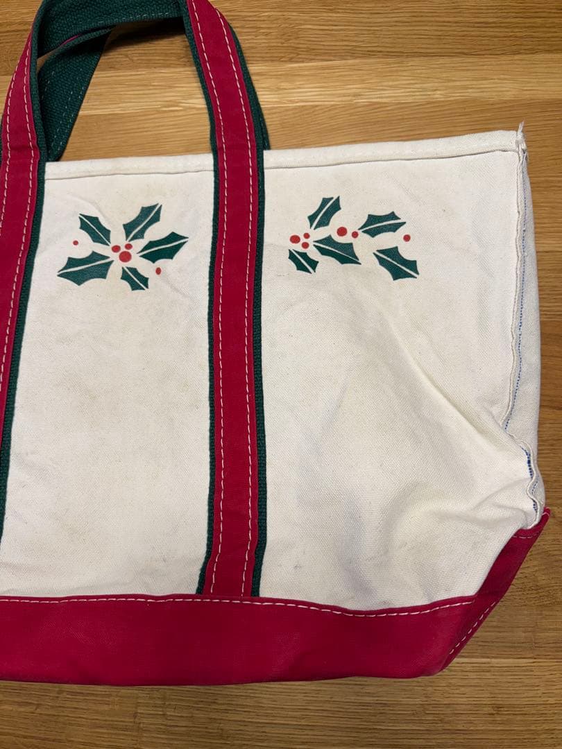 ★80s数量限定 エルエルビーントートバッグ レア 柊ペイント/デラックストート