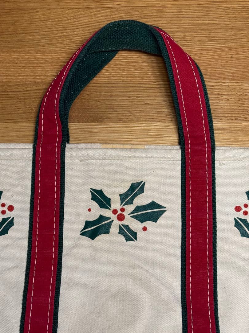 ★80s数量限定 エルエルビーントートバッグ レア 柊ペイント/デラックストート