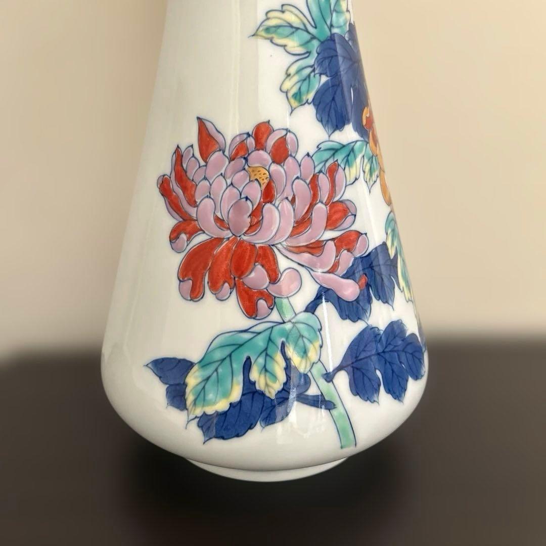 【有田焼】華山　萬右衛門　花瓶　高さ34cm