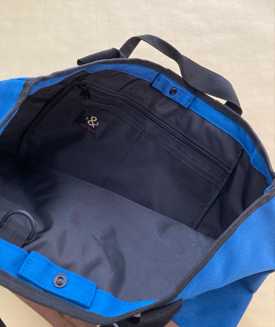 rough&swell ラフアンドスウェルゴルフトートバッグ / 青と茶色