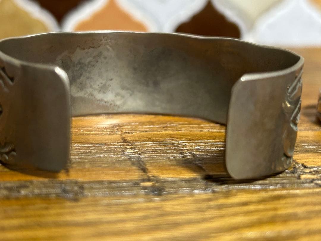 キ*太様 40s〜50s ヴィンテージ　ナバホ　NAVAJO バングル　star