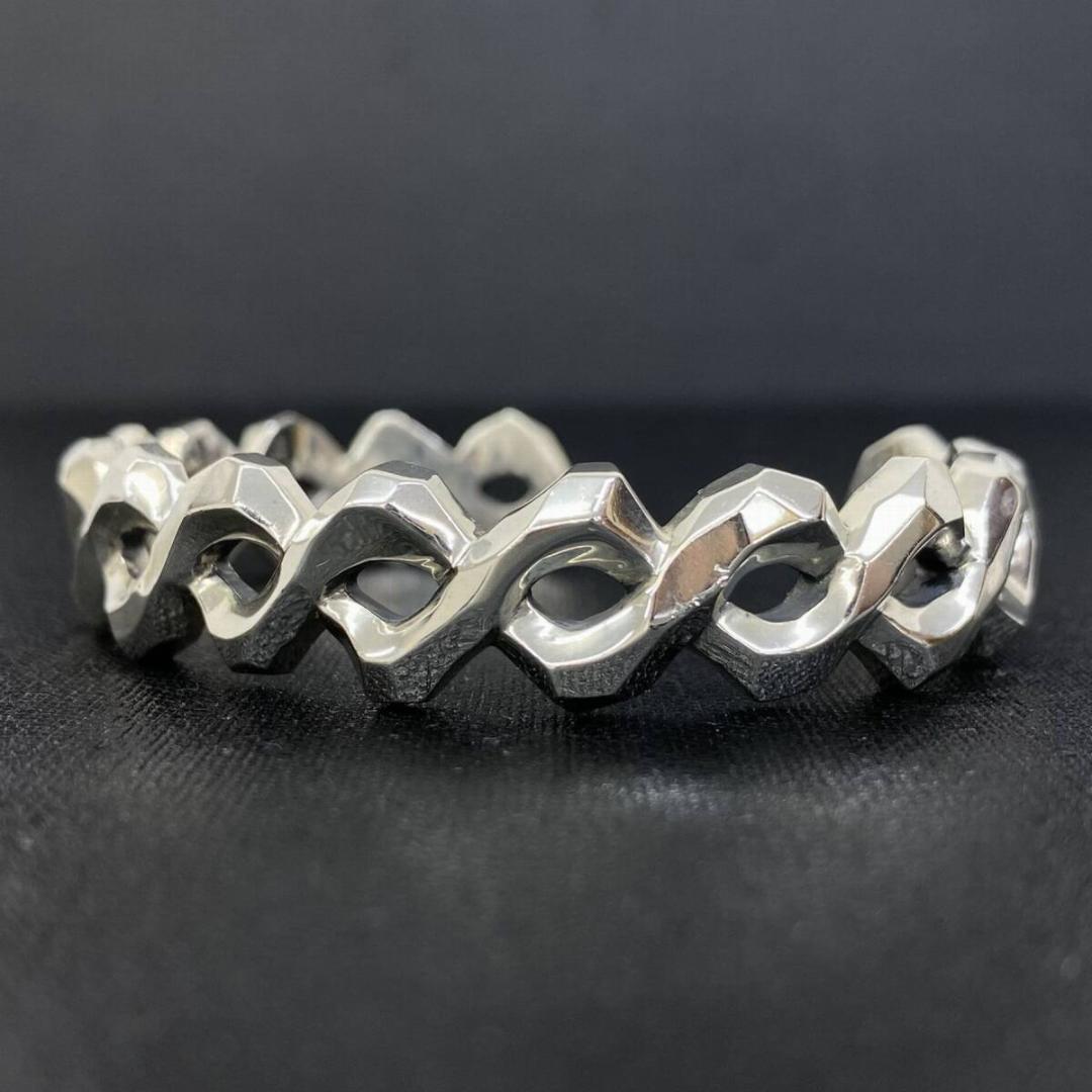 美品 GARNI Hermes Bangle シルバー 925 エルメスバングル