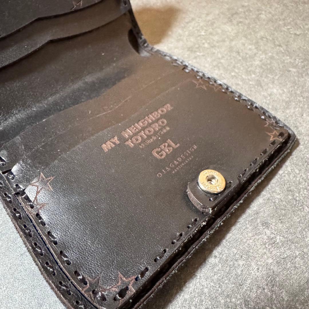 GBL となりのトトロ×おじゃがデザイン ショートウォレット まっくろくろすけ