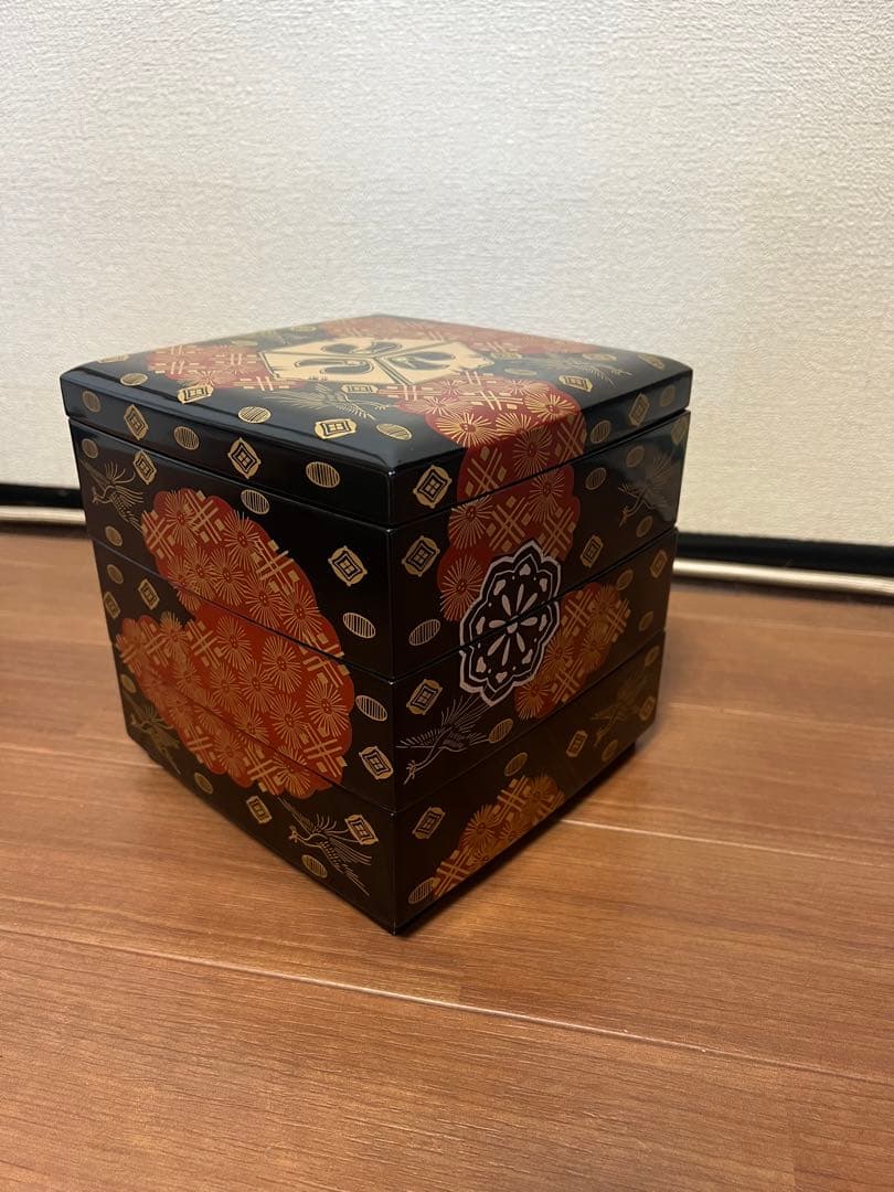 エガ 会津塗 3段重箱