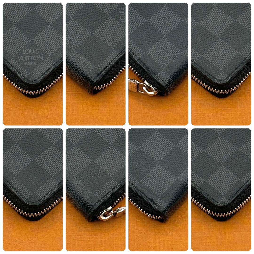 【極美品】ルイヴィトン ダミエグラフィット ジッピーパース 小銭入れ 黒