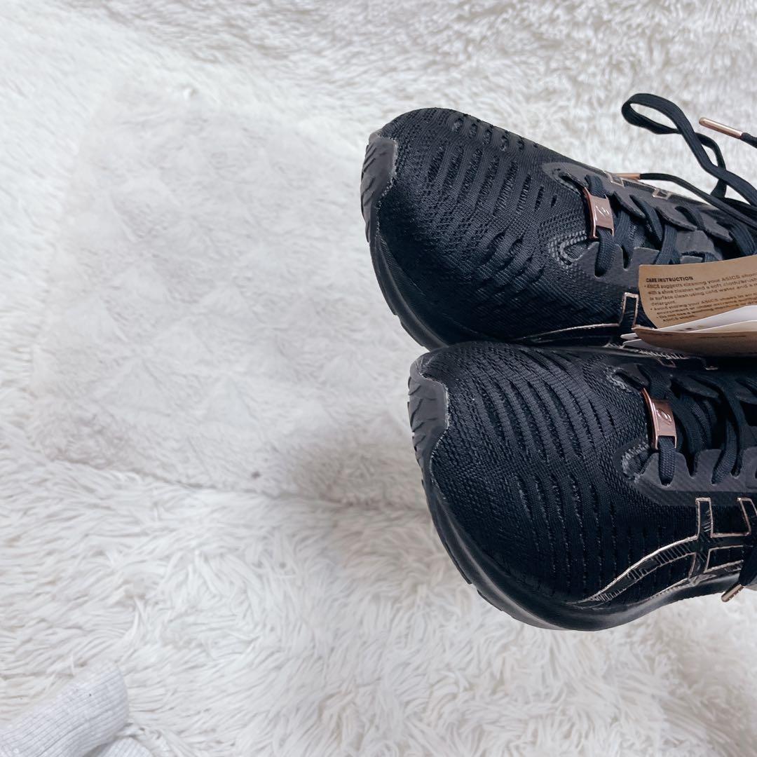 新品　海外限定　アシックス　ノヴァブラスト5 ブラック　24.0 スニーカー