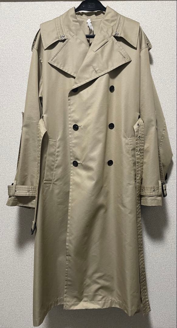 SOSHIOTSUKI 23SS インサイド ラペル トレンチコート