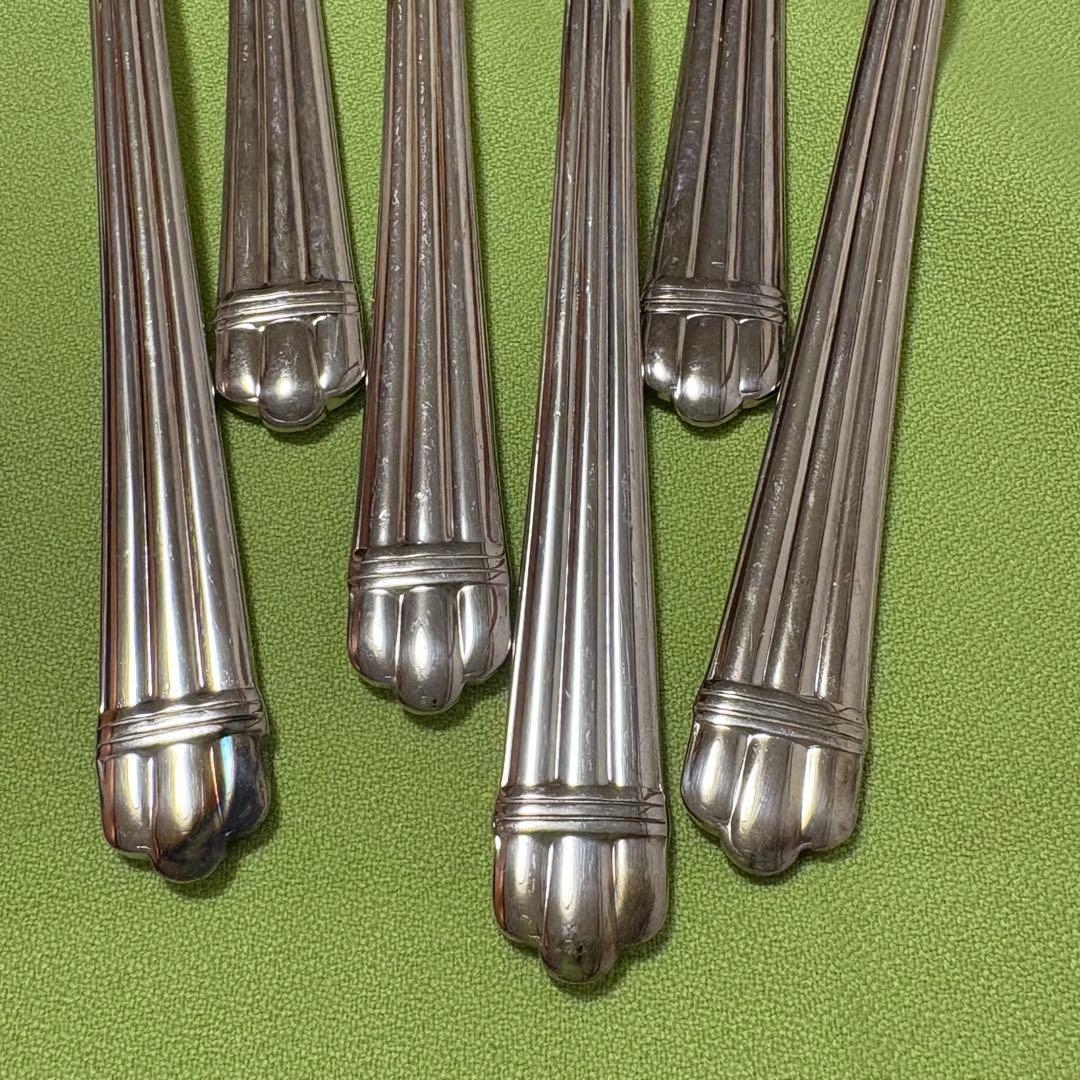 サラダフォーク 6本 christofle クリストフル アリア 中古