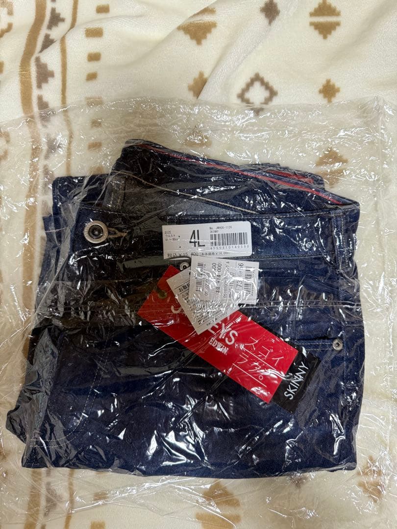 新品未使用　タグ付き　EDWIN ジャージーズ・スキニー 　4L