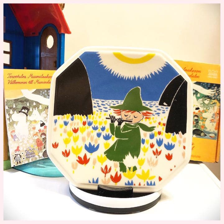 【希少·廃盤品】ARABIA アラビアムーミン八角形プレート2/6