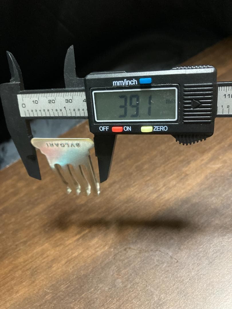 ブルガリ スリットグリル マネークリップ ビルクリップ シルバー925