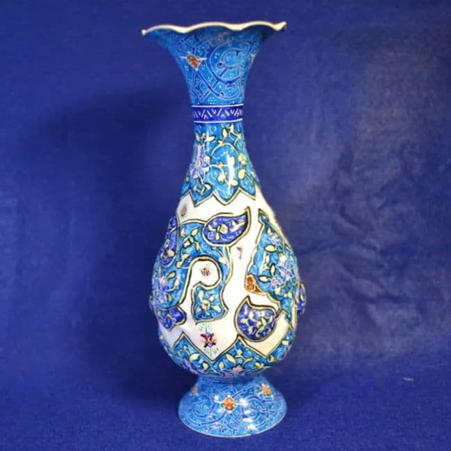 海外ペルシャ直輸入 ミナカーリー 花瓶 有名デザイナー