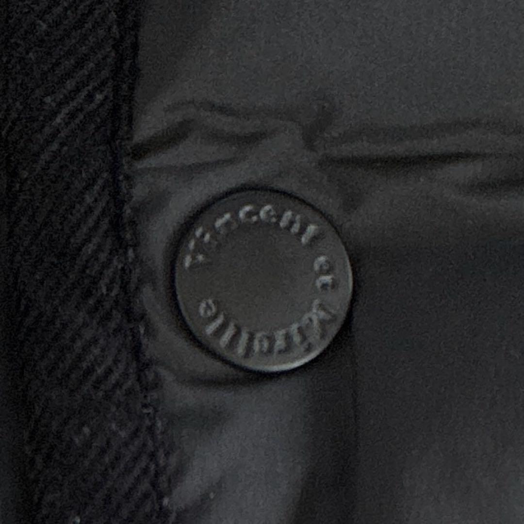 美品 バンソンエミレイユ ステッチレスダウンカーディガン 黒 ダウンジャケット