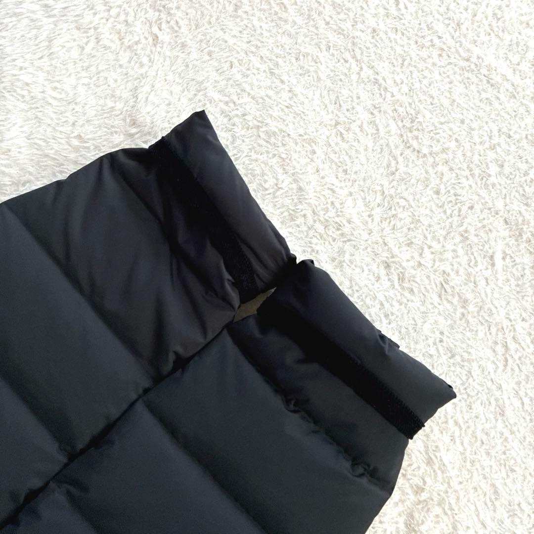 美品 バンソンエミレイユ ステッチレスダウンカーディガン 黒 ダウンジャケット