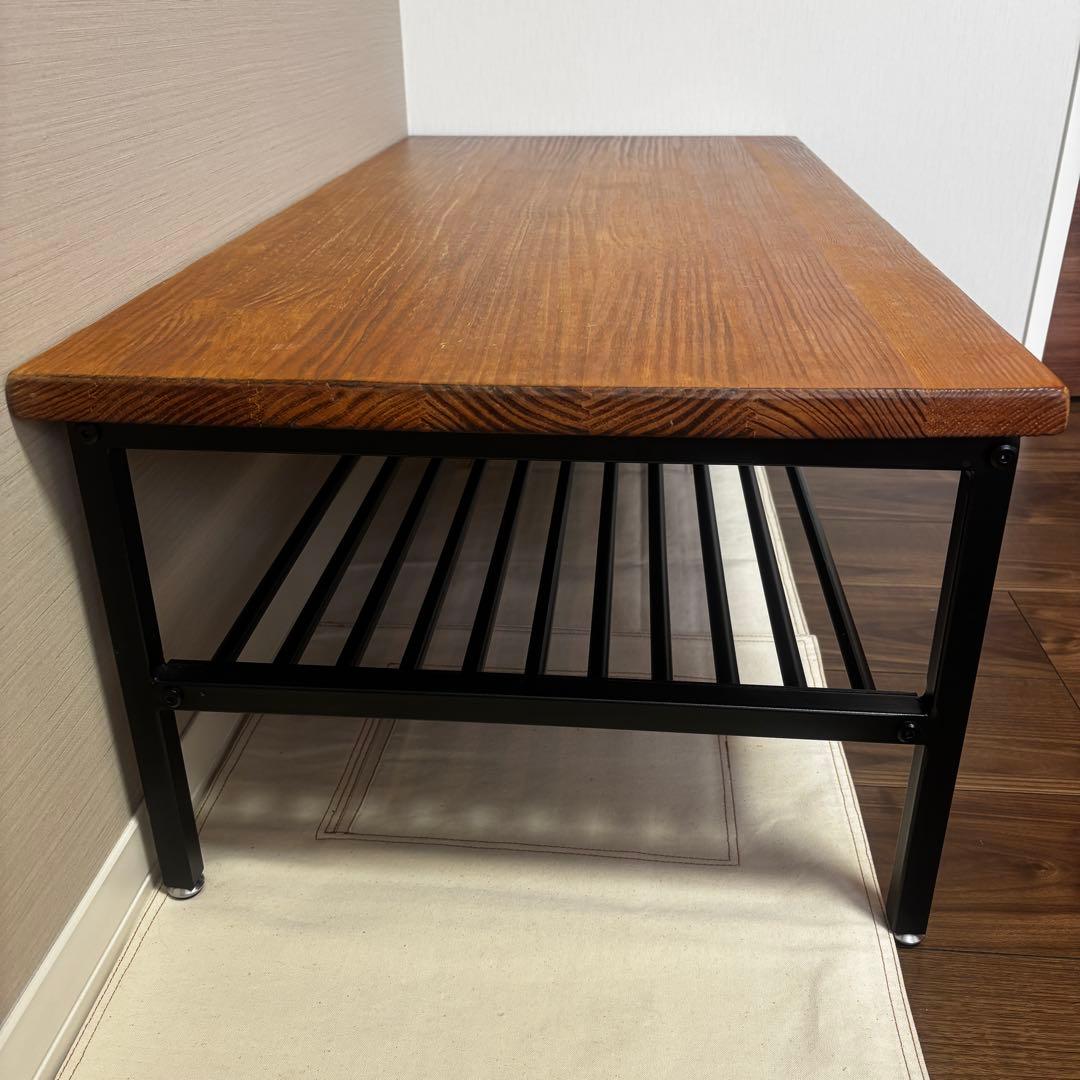 木製ビンテージテーブル/アイアン脚