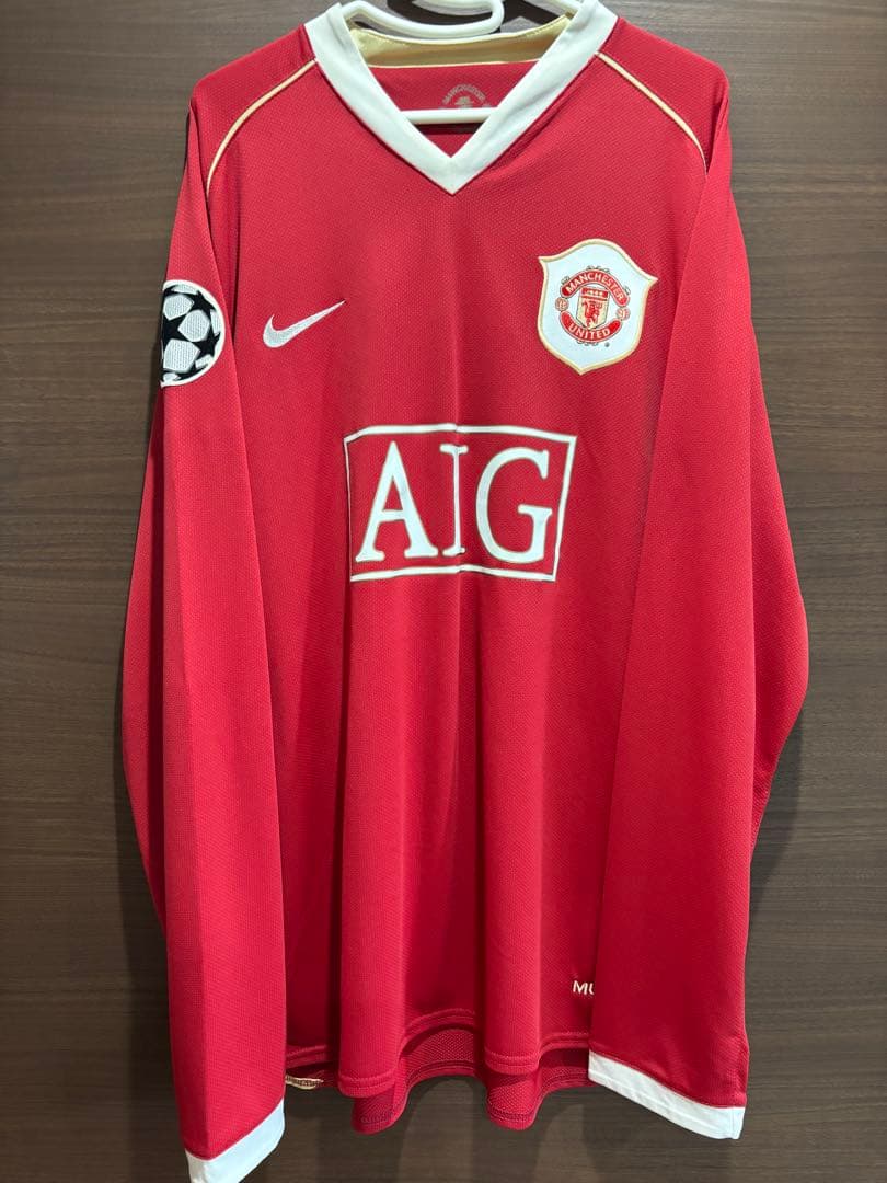 06-07 マンチェスター・ユナイテッド クリスティアーノ・ロナウド 長袖 CL