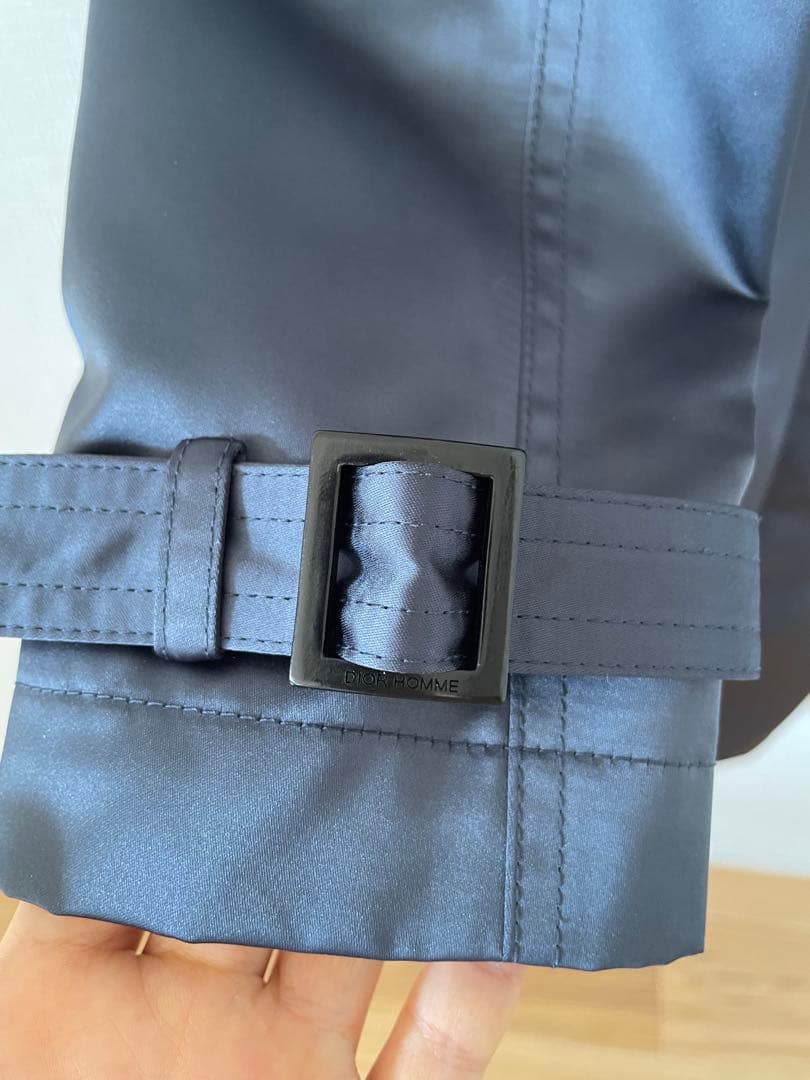 Christian Dior｜トレンチコート｜ダークグレー／ネイビー系｜極美品