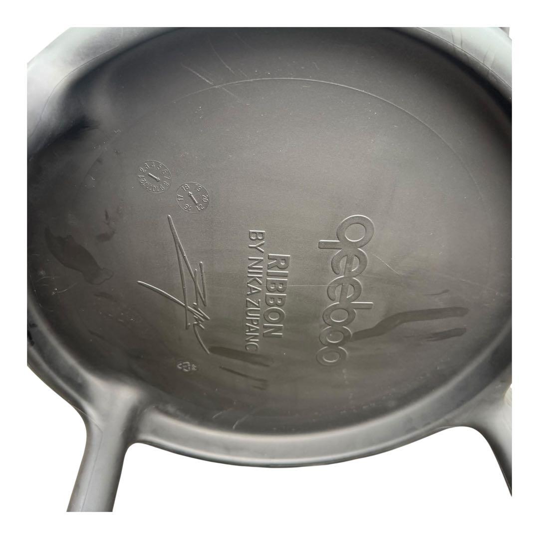 Qeeboo リボンチェア RIBBON CHAIR ブラック