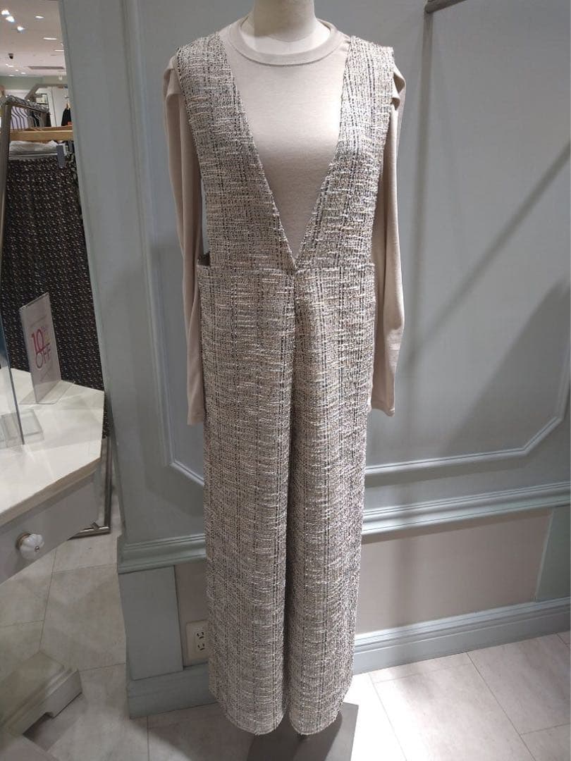 アーモワールカプリス MUII ツイードタッチ セットコンビネゾン