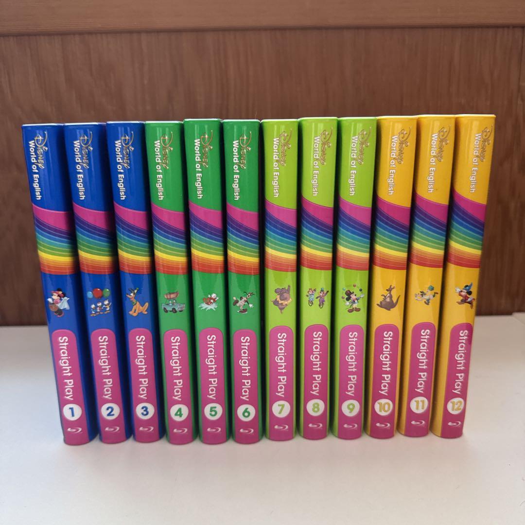 最新　ストレートプレイ ブルーレイ　DWE　ディズニー英語【比較的良好】