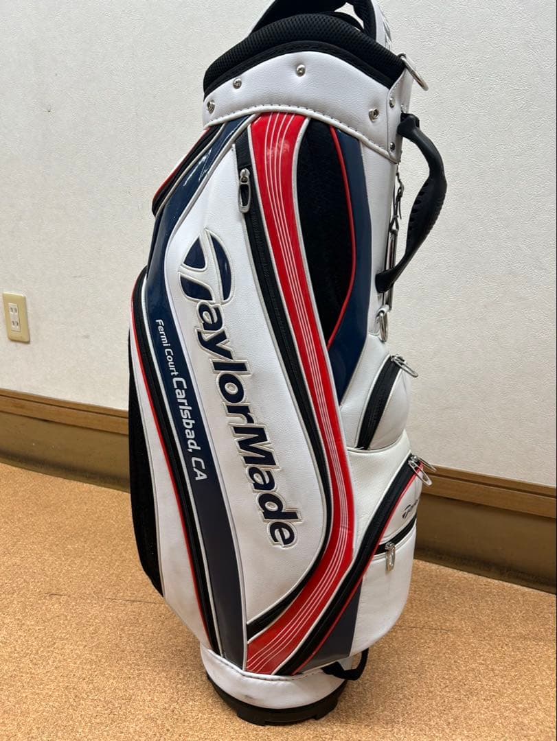 TaylorMade キャディバッグ ホワイト/レッド/ブラック