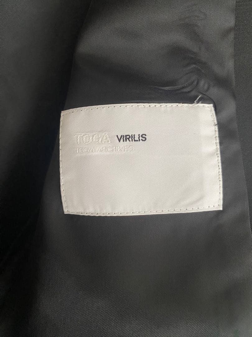 【TOGA】Trench coat with fur size48