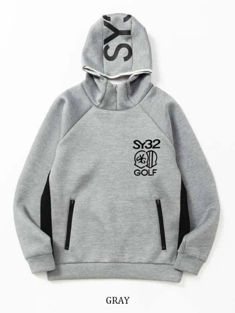 CARDBOARD EMBLEM PT HOODIE ゴルフウェア　グレー　L