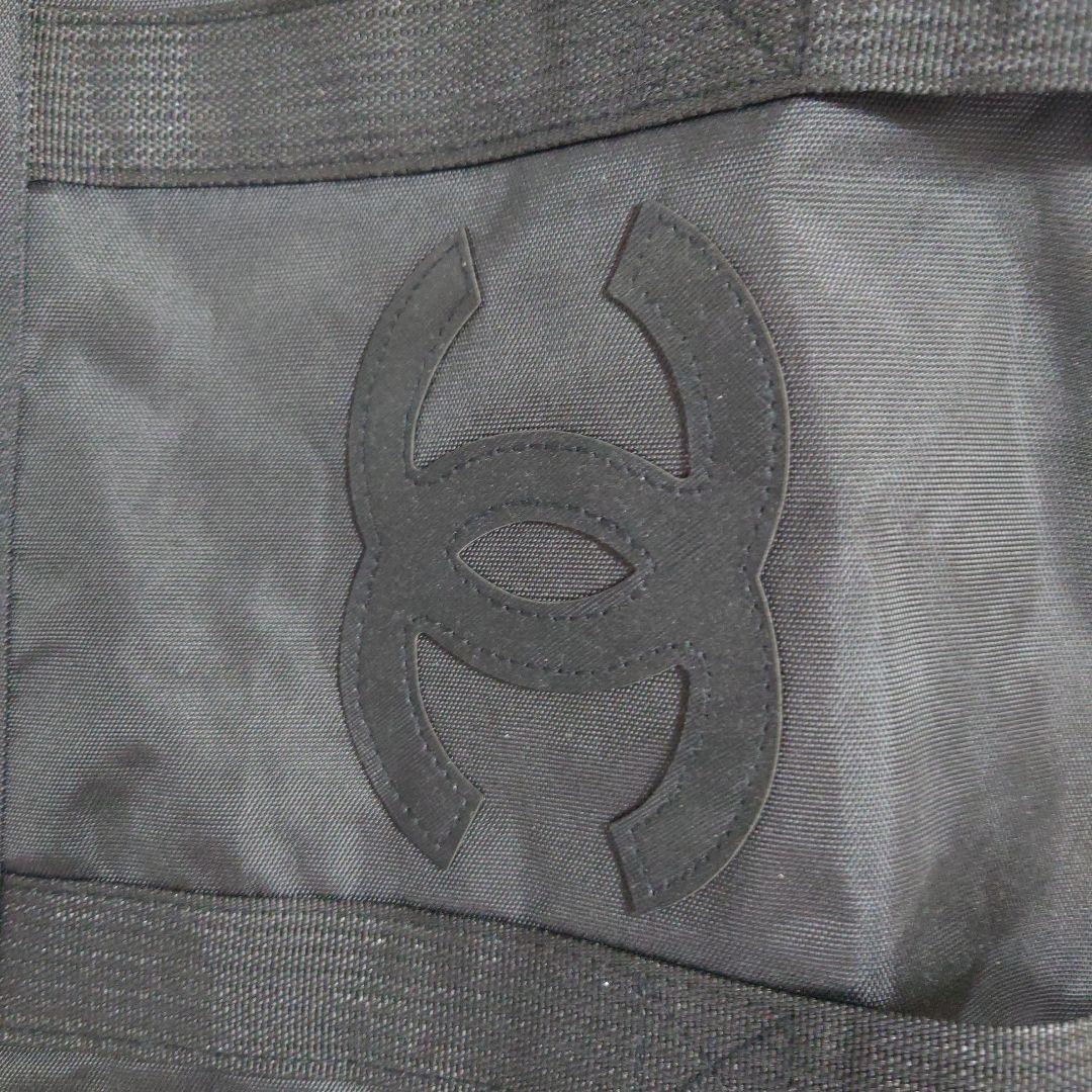 CHANEL 黒 ボストンバッグ