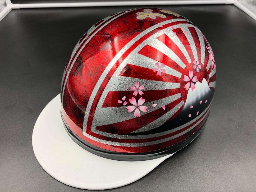 コルク半　カスタム　富士日章　マジック　レッドラップ　ラメ　桜　高級クリヤ