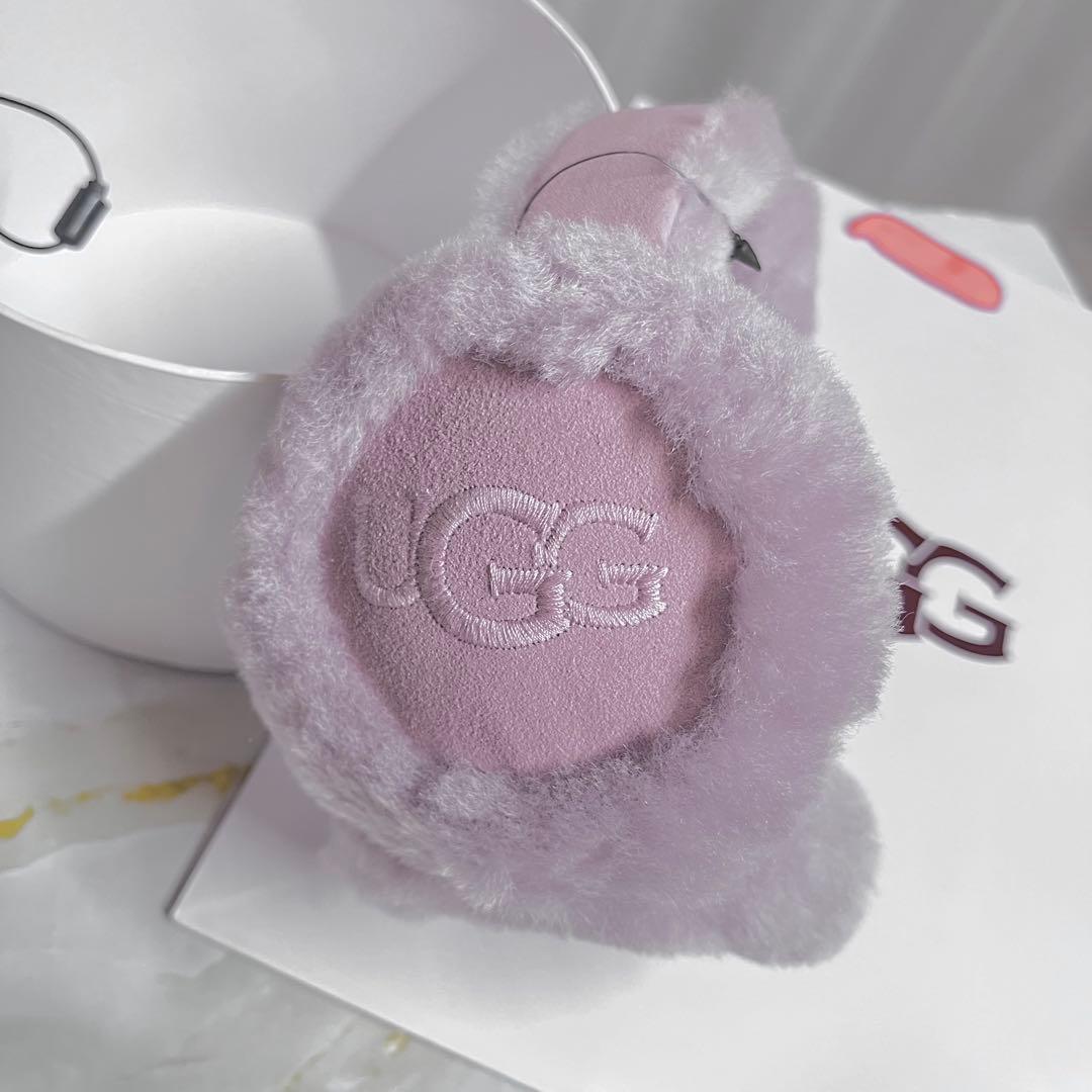 【新品未使用】UGG ライラック　シープスキン イヤマフ　イヤーマフラー　ラスト