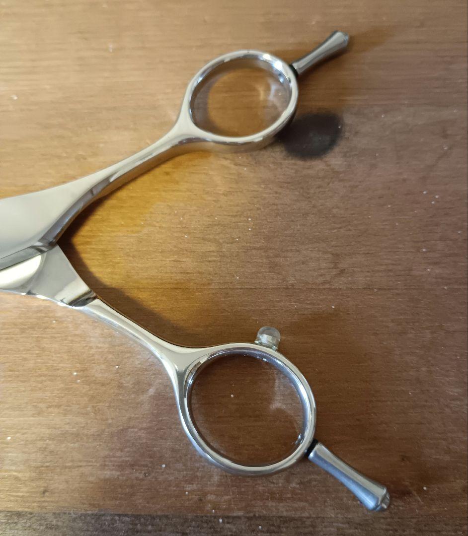 トリミング スキバサミ　D-642iv　セニング プロ用メガネハンドル