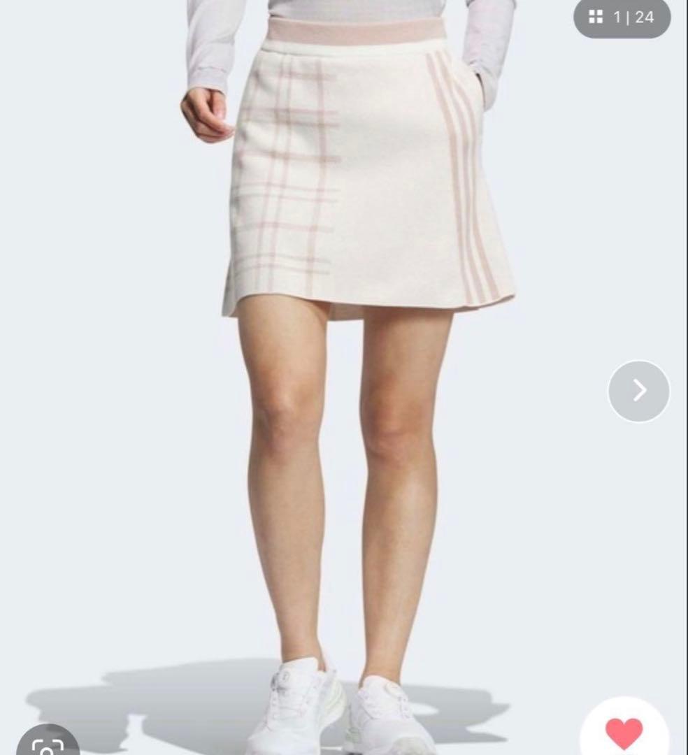 長袖セーター　ニットスカート　サイズM セットアップ　ゴルフウェア　秋冬　ウール