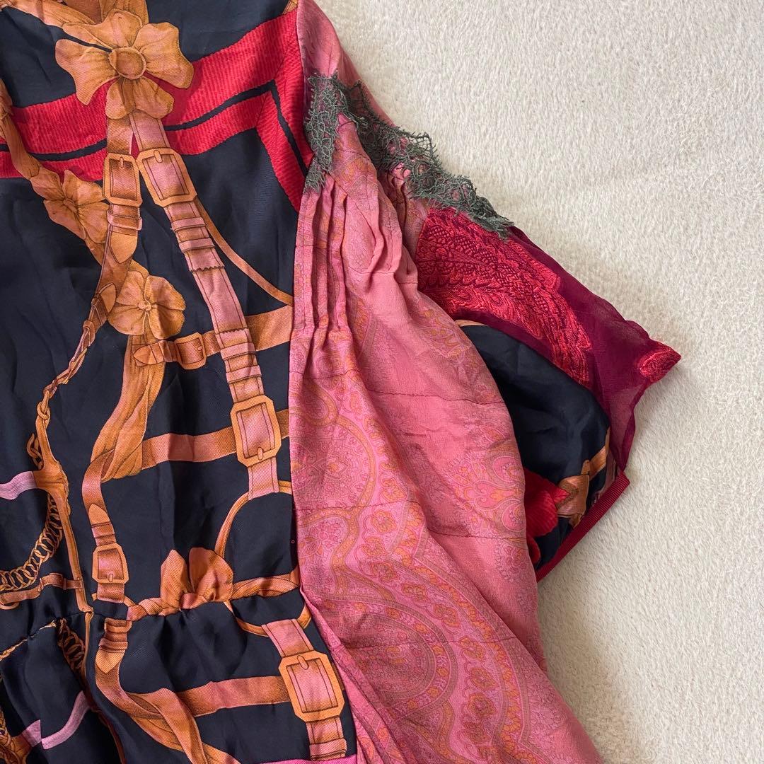 ストール付✨ベルト付✨sacai 17SS 再構築 プルオーバー ブラウス