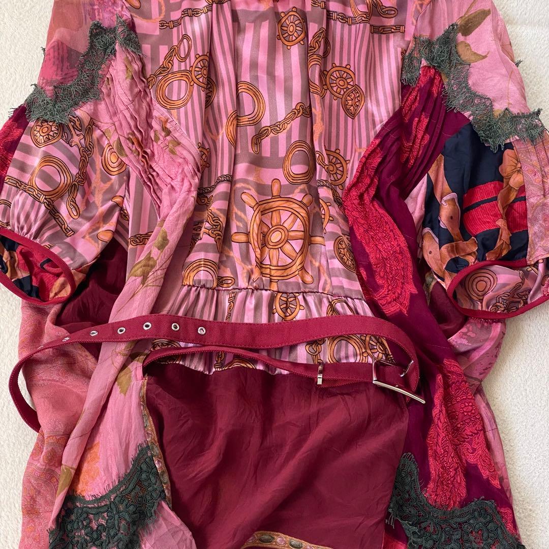 ストール付✨ベルト付✨sacai 17SS 再構築 プルオーバー ブラウス