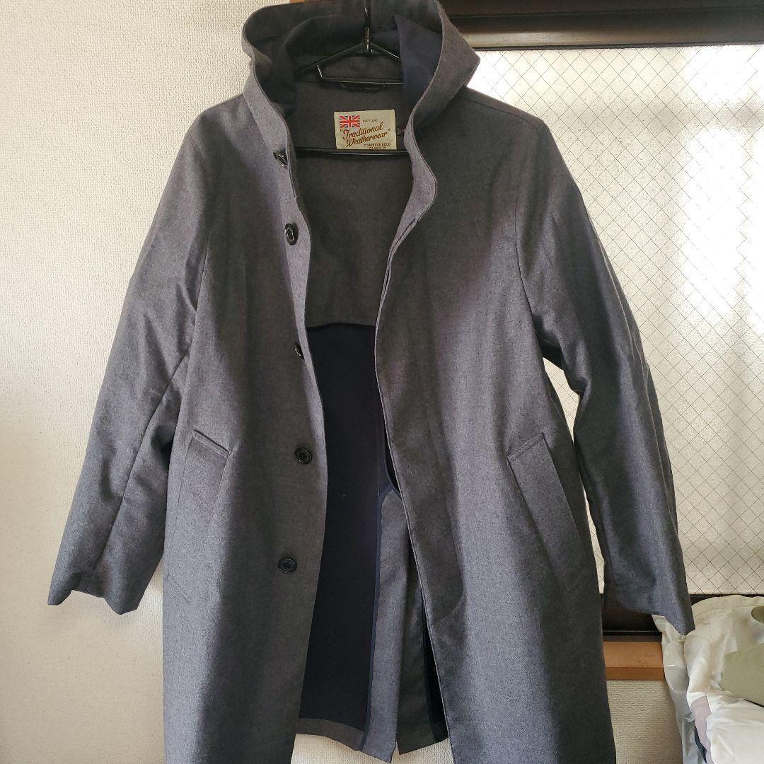 トラディショナルウェザーウェア　フーデットコート　38　美品