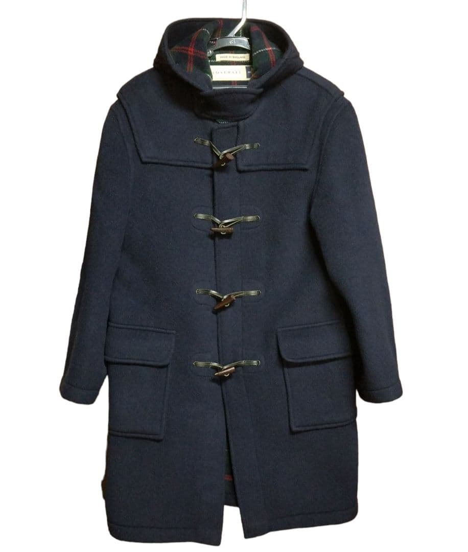 GLOVERALL グローバーオール モリスダッフルコート ロング丈 紺 L