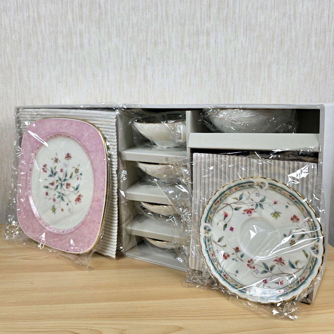 【未使用】Noritake ノリタケ ボーンチャイナ サロン５セット