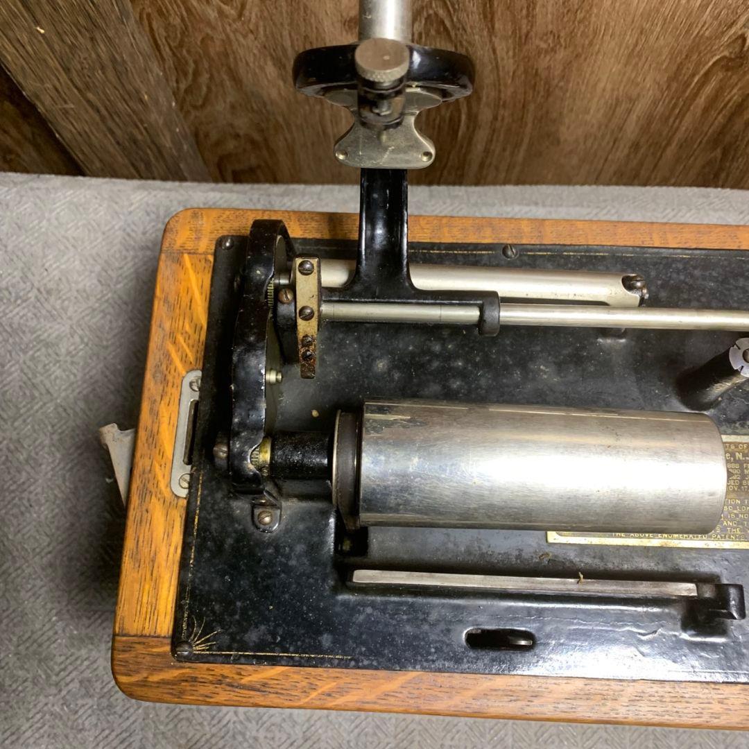 K637 エジソン Edison 蓄音機 ※現状品