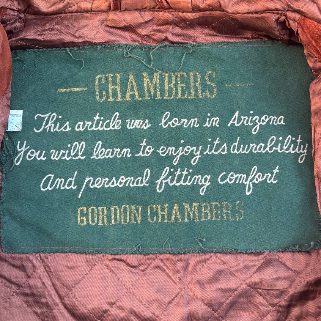 80s CHAMBERS イタリア製 スエードジップフーディー