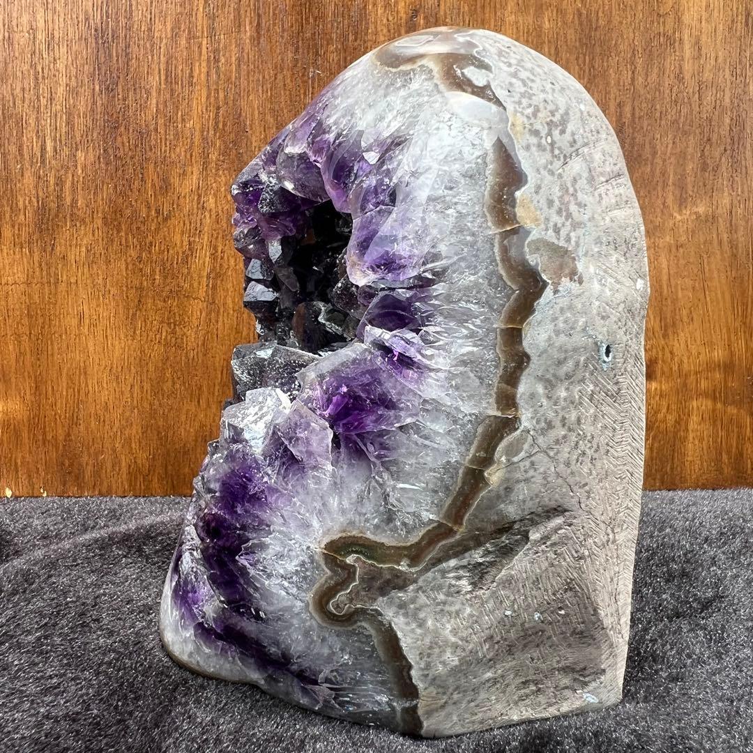 ✳️極品✨神々しい美濃紫の輝き✨最強浄化や魔除け✨特大 アメジストクラスター 原石