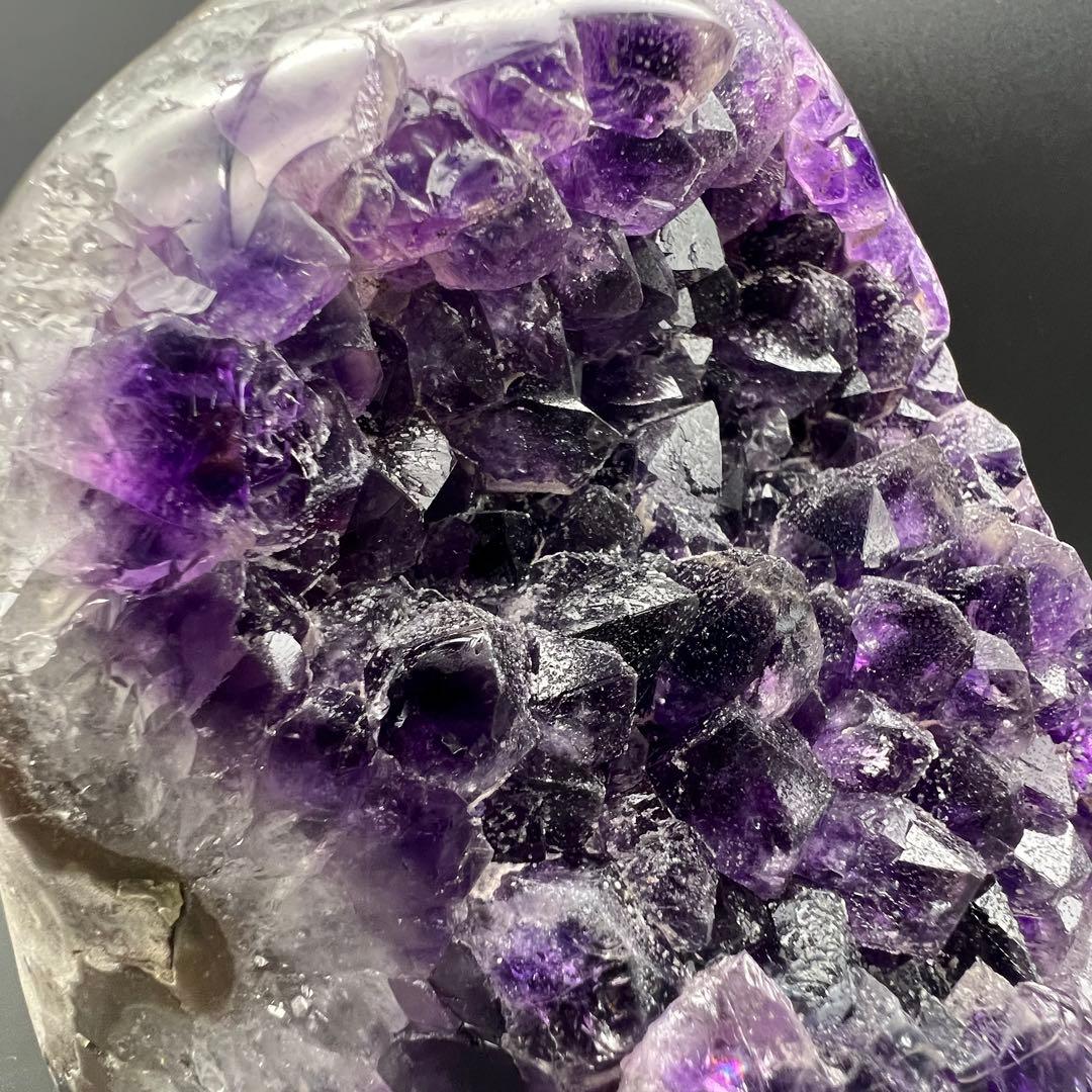 ✳️極品✨神々しい美濃紫の輝き✨最強浄化や魔除け✨特大 アメジストクラスター 原石