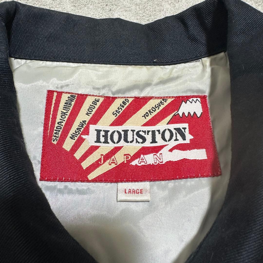 H*4様 希少旧タグ✨　メンズL　ベトジャン　HOUSTON　虎　地図　MAP