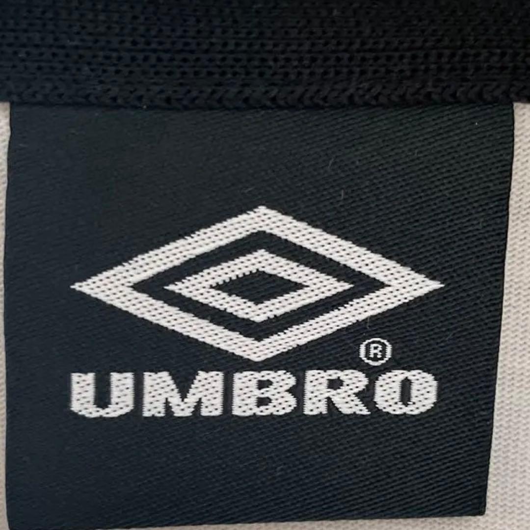 【美品】アンブロ ゲームシャツ ロングスリーブ　Lサイズ 白　黒