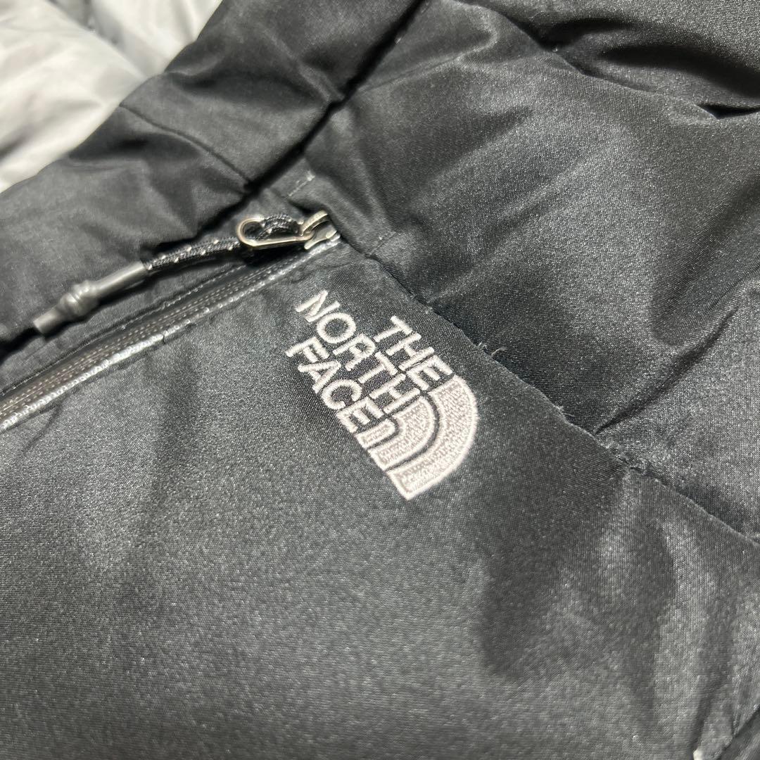 90 ノースフェイス ダウン キッズ 120 ブラック ロングコート ジャケット