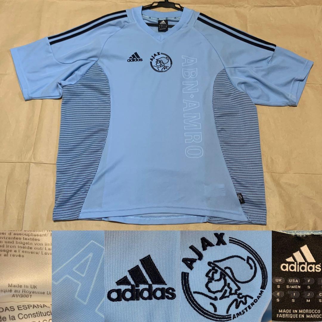 00s アヤックス トレーニングウェア ユニフォーム adidas 水色